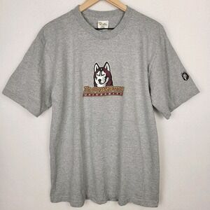 Bloomsburg University Huskies Vintage 90s Men's L Gray T-Shirt USA
